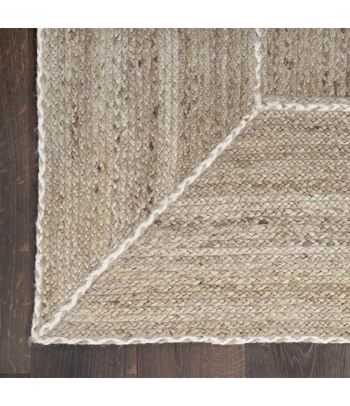 Nourison Terrazzo Jute Natural Grey TRJ01 5 ft. X 7 ft. Rect. Rug