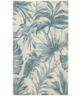 Nourison Aloha Ivory Blue ALH43 2 ft. 8 in. X 4 ft. Rect. Rug