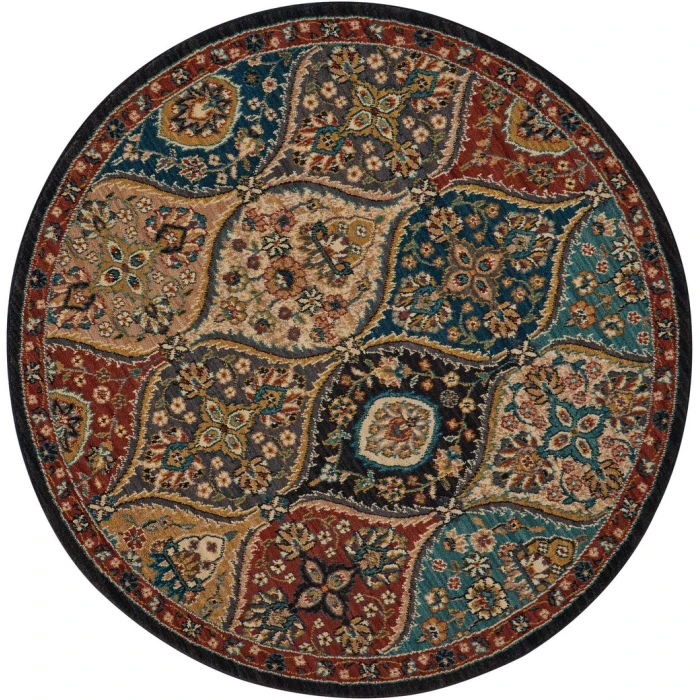 Nourison 2020 Round Area Rug NR203-Multicolor