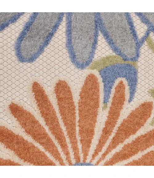 Nourison Aloha Beige Multicolor ALH33 2 ft. 3 in. X 8 ft. Rect. Rug