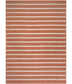 Nourison Home Positano POS03 Terracotta Ivory 10 ft. X 14 ft. Area Rug