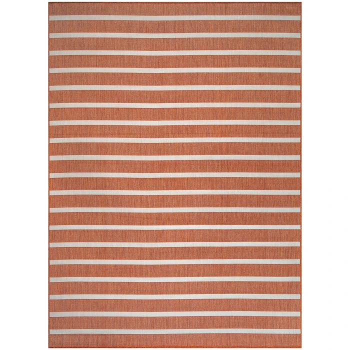 Nourison Positano Terracotta Ivory POS03 10 ft. X 14 ft. Rect. Rug