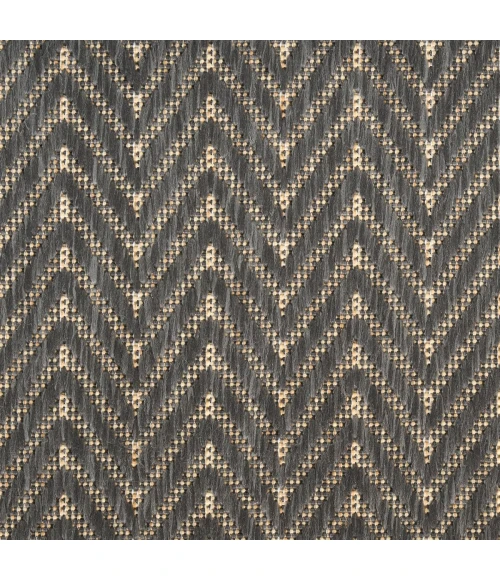 Nourison Horizon Indoor/Outdoor Charcoal HOZ02 8 ft. X 10 ft. Rect. Rug