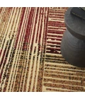 Nourison Grafix Brick Multicolor GRF42 5ft.3in. x 7ft.3in. Rect. Rug