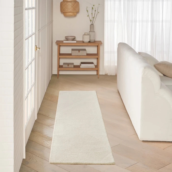 DKNY Pure Patterns Ivory PRN01 8 ft. Rect. Rug