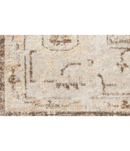 Nourison Astra Machine Washable Beige ASW11 2 ft. 2 in. X 10 ft. Rectangle Rug