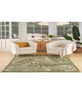 Nourison Aloha Ivory Green ALH18 6 ft. X 9 ft. Rectangle Rug