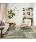 Nourison Garden Oasis Green Ivory GOA02 10 ft. X 14 ft. Rect. Rug