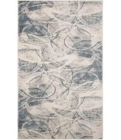 Nourison Home Astra Machine Washable ASW14 Silver Blue 2 ft. 2 in. X 8 ft. Area Rug