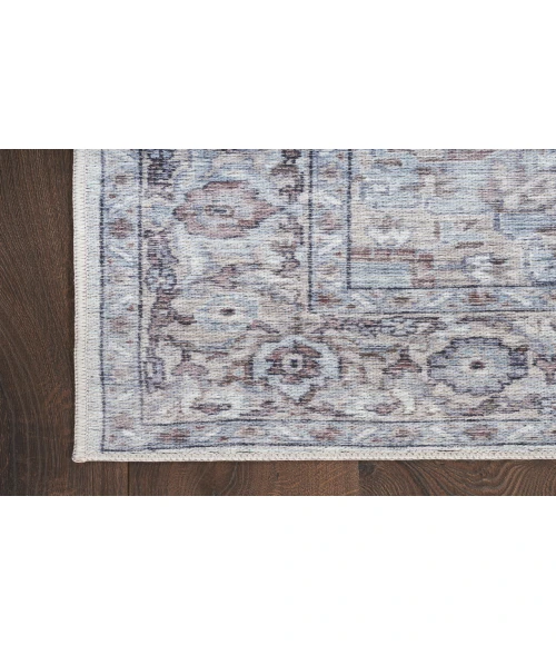 Nicole Curtis Machine Washable Series 1 Ivory Beige SR101 7 ft. 10 in. X 9 ft. 10 in. Rectangle Rug