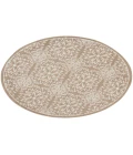 Nourison Jubilant Taupe JUB06 5 ft. 3 in. Round Rug