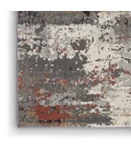 Nourison Tangra Grey/Multi TNR02 4 ft. X 6 ft. Rect. Rug