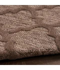 Nourison Easy Care Brown NES01 6 ft. X Round Rug