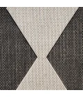 Nourison Positano Black POS04 6 ft. X 9 ft. Rect. Rug