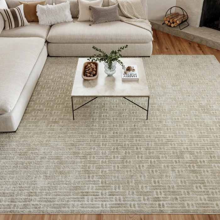 Nourison Home Washable Charm Grey WCH02 8ft. x 10ft. Rect. Rug