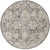 Nourison Home Oushak Home OUS01 Charcoal 4 ft. Round Area Rug