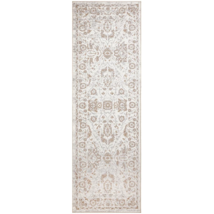 Nourison Astra Machine Washable Grey ASW20 2 ft. x 6 ft. Rect. Rug