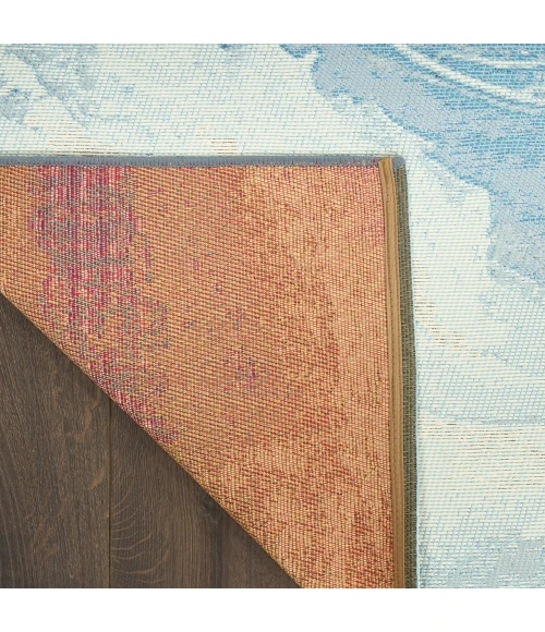 Nourison Home Color Splash Blue CSP05 4ft. x 6ft. Rect. Rug