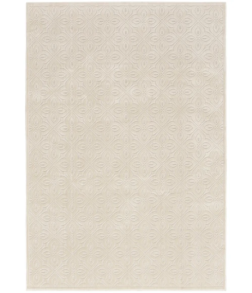Nourison Washable Charm Ivory WCH03 4 ft. X 6 ft. Rect. Rug