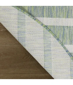 Nourison Positano Blue Green Ivory POS03 4ft. Round Rug