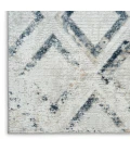 Nourison Dekor Grey Navy DEK05 4 ft. X 6 ft. Rect. Rug