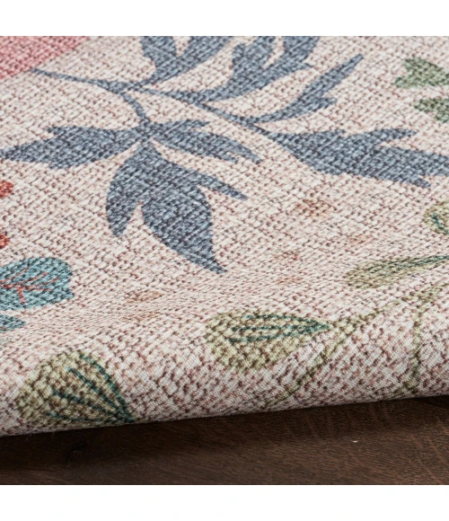 Nourison Nourison Washables Cream Multicolor NWB06 2 ft. X 3 ft. Rect. Rug