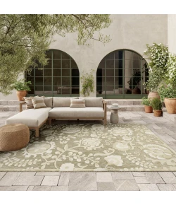 Nourison Home Aloha ALH17 Ivory Sage 9 ft. X 12 ft. Area Rug