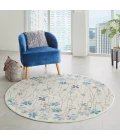 Nourison Tranquil Round Area Rug TRA04-Ivory