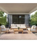 Nourison Positano Beige POS02 8ft. Square Rug