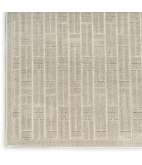 Nourison Home Washable Charm Grey WCH02 5ft. x 7ft. Rect. Rug