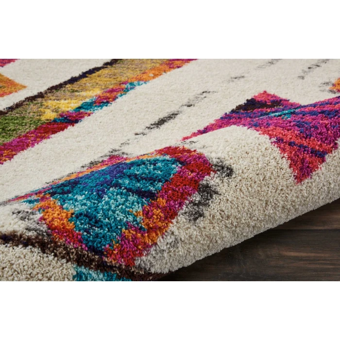 Nourison Home Nomad White NMD02 8ft.10in. x 12ft. Rect. Rug