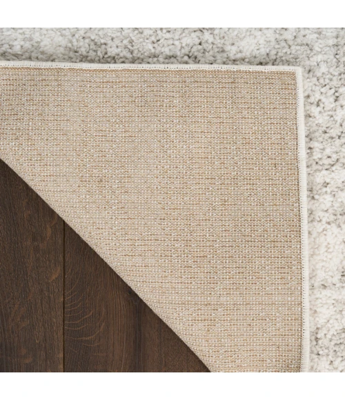 Nourison Home Modern Shag Ivory Grey MMD04 5 ft. 3 in. X 7 ft. Rectangle Rug