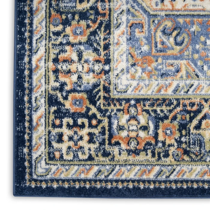 Nourison Nourison Essentials Persian Navy NRE07 4 ft. X 6 ft. Rect. Rug