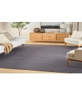 Nourison Washable Essentials Navy WAE01 6 ft. X 9 ft. Rectangle Rug