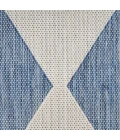 Nourison Positano Navy Blue POS04 8 ft. X Round Rug
