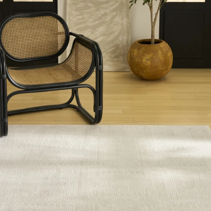 Nourison Home Nordic Cream / Ivory NRC11 6ft. x 9ft. Rect. Rug