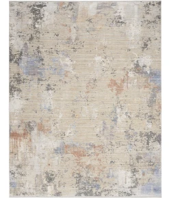 Nourison Abstract Hues Beige Grey ABH01 5ft.3in. x 7ft.6in. Rect. Rug