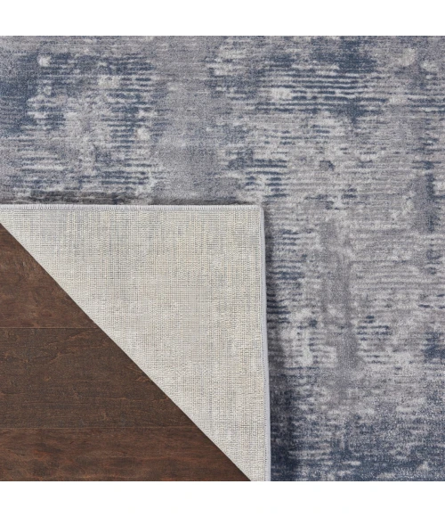 Nourison Rustic Textures Grey RUS05 6 ft. X 9 ft. Rect. Rug
