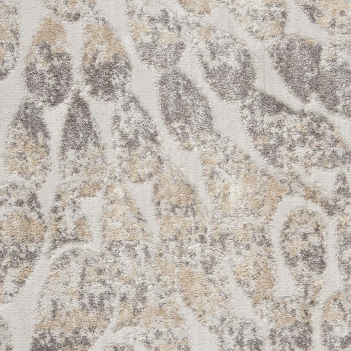 Nourison Home Silky Textures Grey SLY07 5ft.3in. x 7ft.3in. Rect. Rug