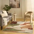 Nourison Nordic Beige Multi NRC18 4 ft. X 6 ft. Rect. Rug