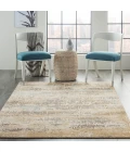 Michael Amini MA90 Uptown Area Rug UPT03-Beige/Aqua