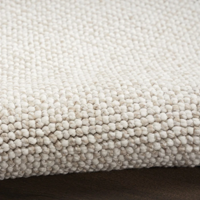 Nourison Natural Texture Ivory Beige NTX01 8ft. Round Rug