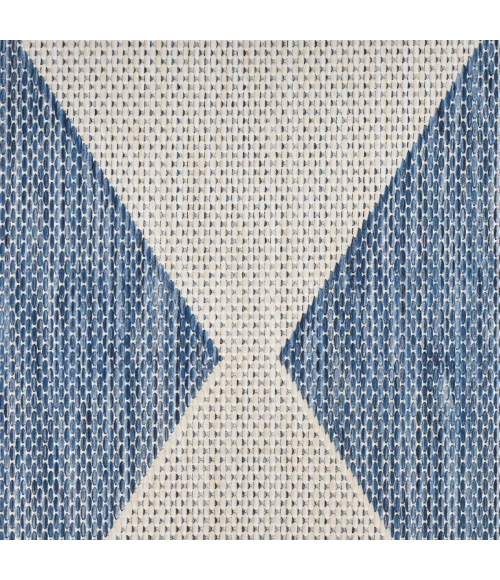 Nourison Positano Navy Blue POS04 2 ft. 2 in. X 8 ft. Rect. Rug