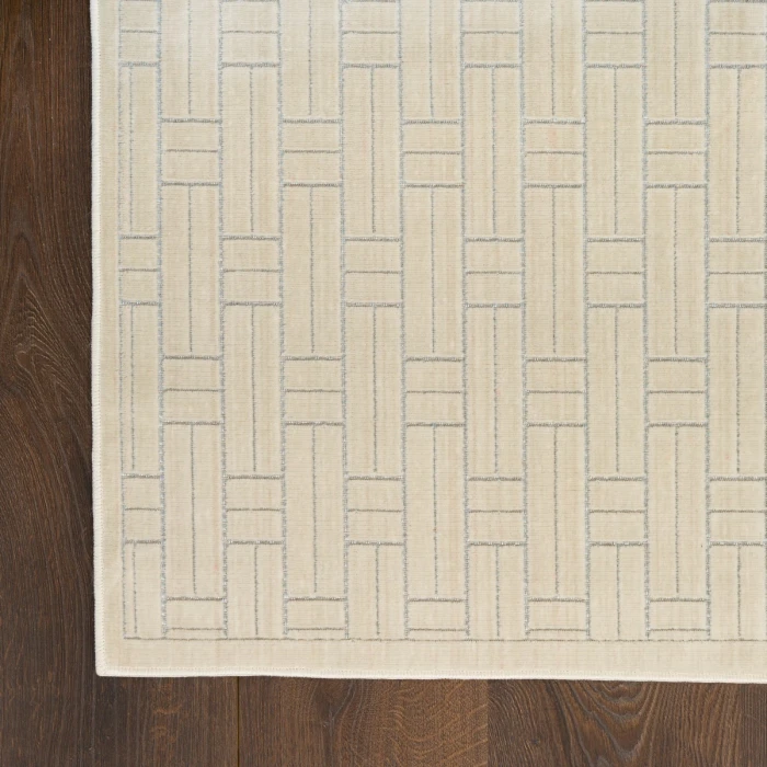 Nourison Washable Charm Ivory WCH02 6 ft. X 9 ft. Rect. Rug