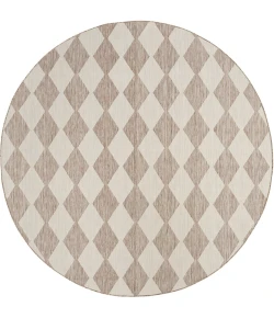 Nourison Positano Beige POS04 10ft. Round Rug