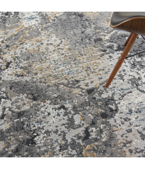 Nourison Home Tangra Grey TNR01 9ft. x 12ft. Rect. Rug