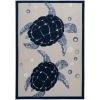 Nourison Home Aloha ALH27 Navy Blue 5 ft. 3 in. X 7 ft. 5 in. Area Rug