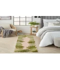 Nourison Aloha Ivory Green ALH40 2 ft. X 6 ft. Rectangle Rug