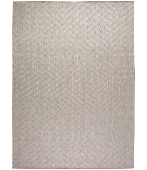 Nourison Horizon Indoor/Outdoor Grey HOZ02 8 ft. X 10 ft. Rect. Rug