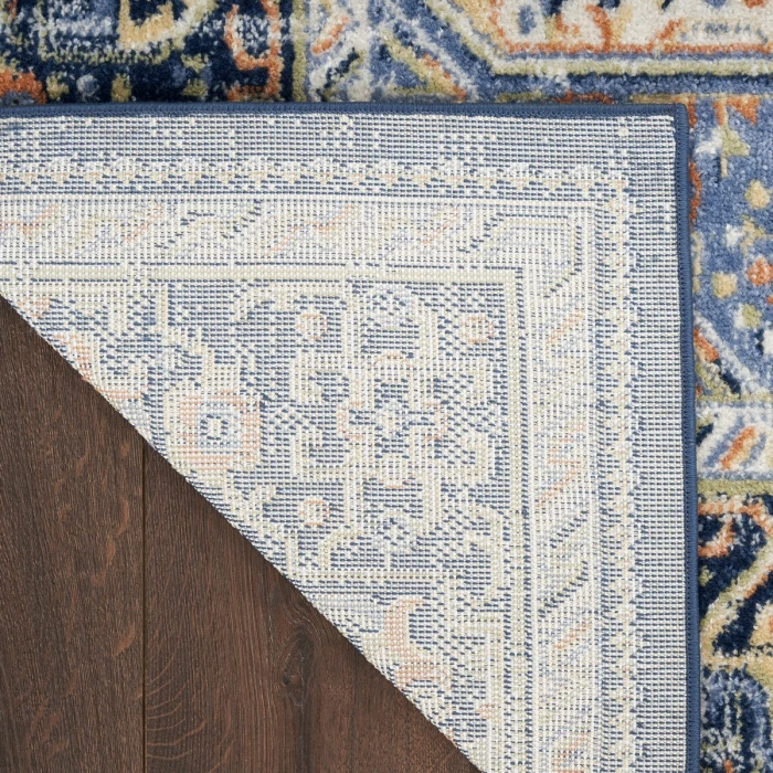 Nourison Nourison Essentials Persian Navy NRE07 2 ft. 2 in. X 14 Rect. Rug
